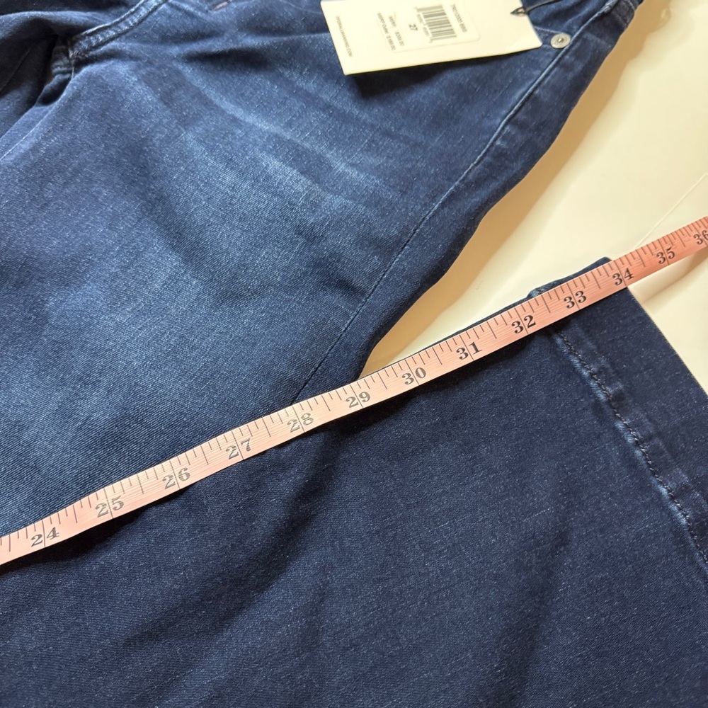 7 For All Mankind Dojo Flare Trouser Jeans BBS Denim 27 x 34 NWT #458913 #1672 - Picture 6 of 10
